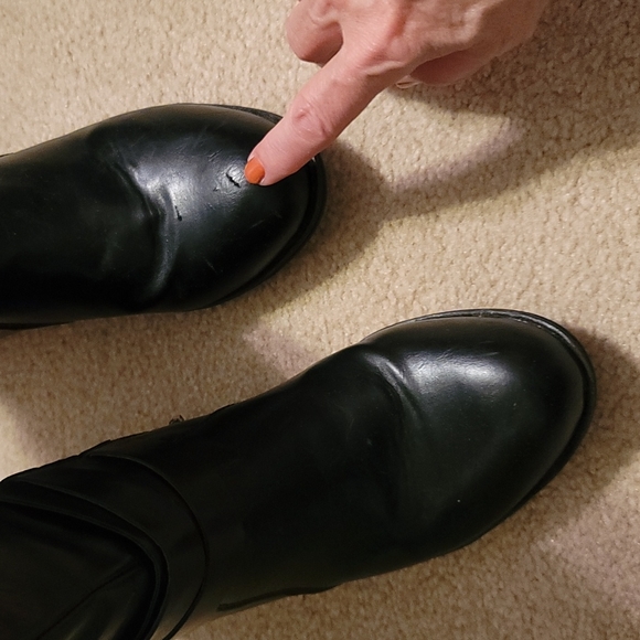 Arizona Black and Brown Riding Boots - Picture 4 of 4